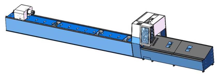 трубная лазерная резка pipe laser cutting machine